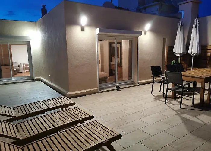 Toit Terrasse 6-8 Couchages Appartement Ajaccio (Corsica)